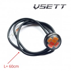 Rear LED light - red/yellow for VSETT 9, 9+, 10+